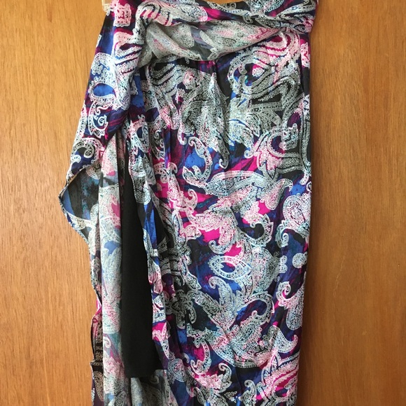 C. VINCENT • Silk Strapless Midi Dress - Picture 4 of 14